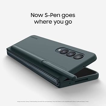 Android Galaxy Fold 4｜256gb｜SIMフリー Samsung Galaxy Z Fold4 5G (Phantom Black, 12GB RAM, 256GB